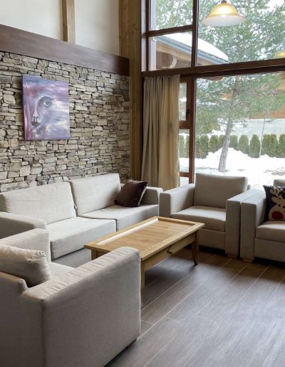 Luxury villa interior with modern design at Pirin Golf Villas